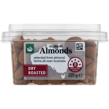 Woolworths Almonds Oven Roasted 225g