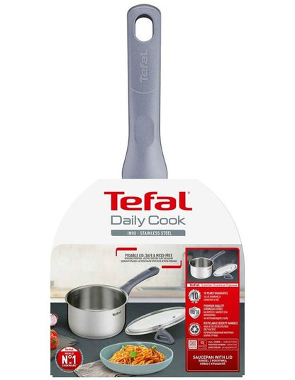 Daily Cook Induction Stainless Steel Saucepan 16cm/1.5L + Lid