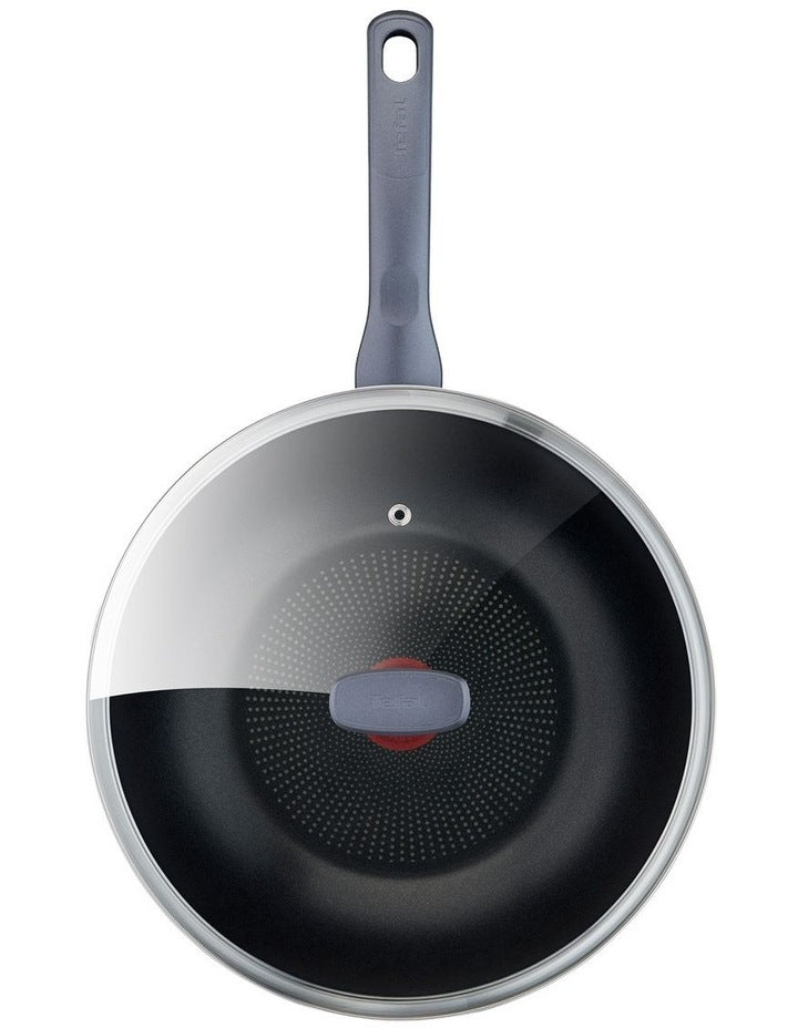 Daily Cook Induction Stainless Steel Wok 28cm + Lid