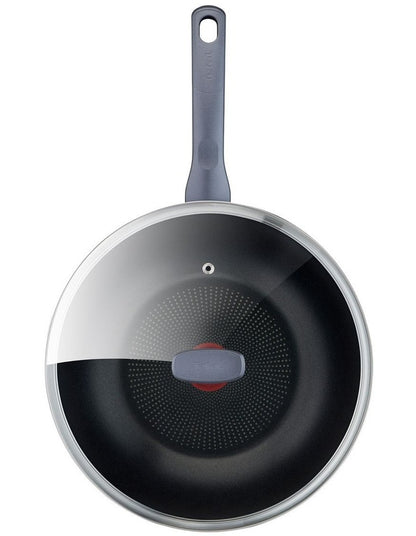 Daily Cook Induction Stainless Steel Wok 28cm + Lid