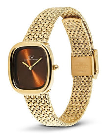 Daniel Wellington Margot 24x26mm Braided Mesh Gold Watch DW00100968