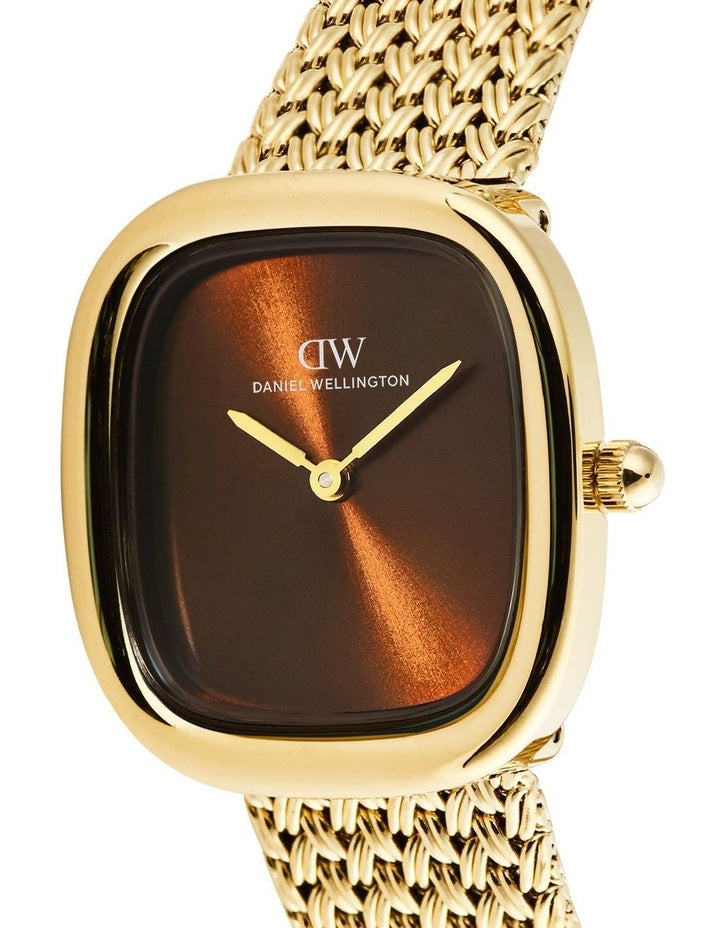 Daniel Wellington Margot 24x26mm Braided Mesh Gold Watch DW00100968