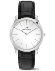 Daniel Wellington Pathfinder 39mm Black Leather Steel Watch DW00100980