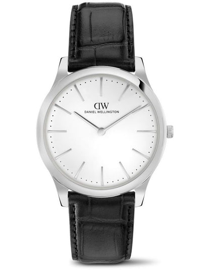 Daniel Wellington Pathfinder 39mm Black Leather Steel Watch DW00100980