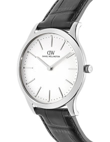 Daniel Wellington Pathfinder 39mm Black Leather Steel Watch DW00100980