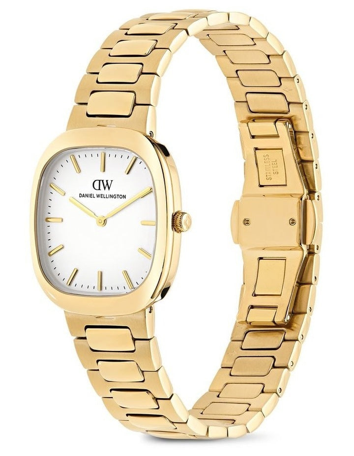 Daniel Wellington Cort 30x38mm Link Gold Watch DW00100985