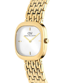 Daniel Wellington Corta 24x28mm Grain Link Gold Watch DW00100993