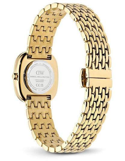 Daniel Wellington Corta 24x28mm Grain Link Gold Watch DW00100993