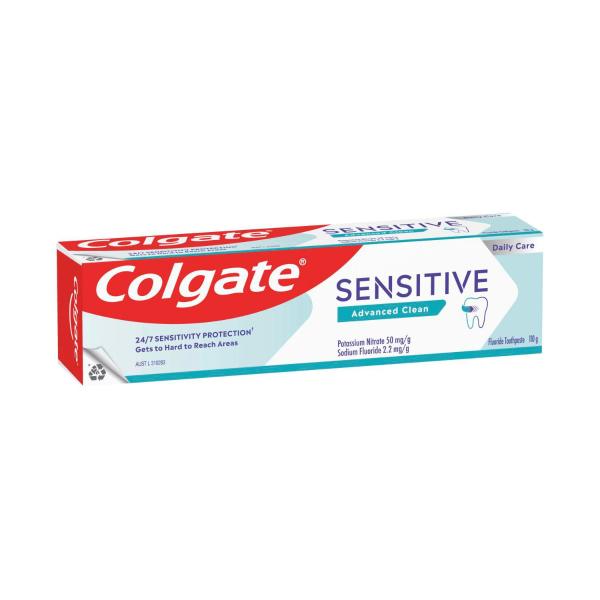 COLGATE SENSITIVE ADVANCED CLEAN TOOTHPASTE 110 GRAM 