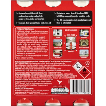 Mortein Kill & Protect DIY Crawling Insect Control Bomb 3 pack