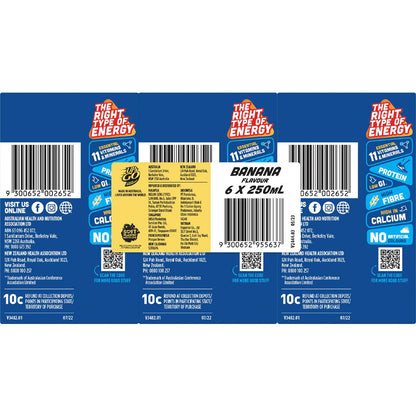Up&Go Liquid Breakfast Banana 250mL x 6 pack