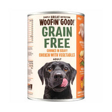 WOOFIN GOOD GRAINFREE CHUNKS IN GRAVY CHICKEN & VEGETABLES DOG FOOD 400 GRAM
