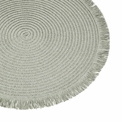 Sage Green Fringed Placemat
