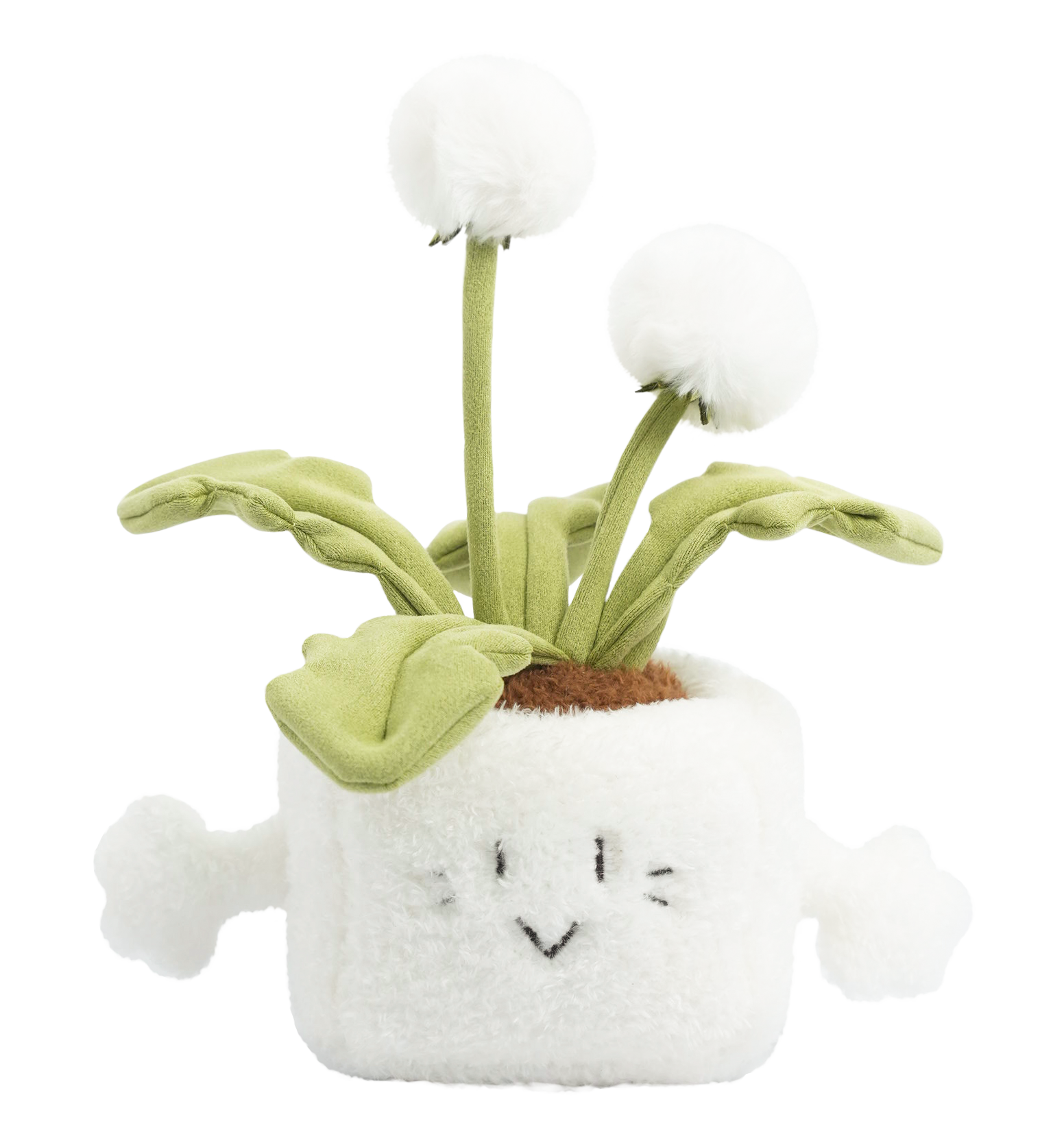 PlushWoods Dandelion Plant Plush With Pot 20cm
