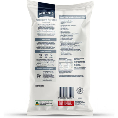 McKenzie's French Style Lentils 375g