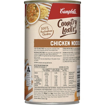 Campbell's Country Ladle Soup Chicken Noodle 500g