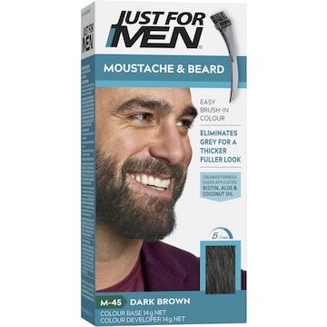 Just For Men Moustache & Beard Dark Brown each