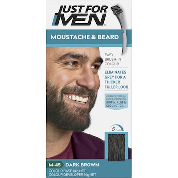 Just For Men Moustache & Beard Dark Brown each