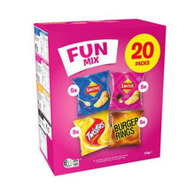 FUN MIX CHIPS LUNCHBOX SNACKS MULTIPACK 20PK 375G