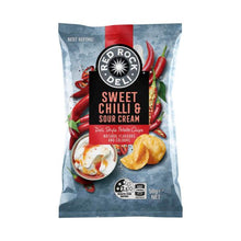 RED ROCK DELI POTATO CHIPS SWEET CHILLI & SOUR CREAM 50G