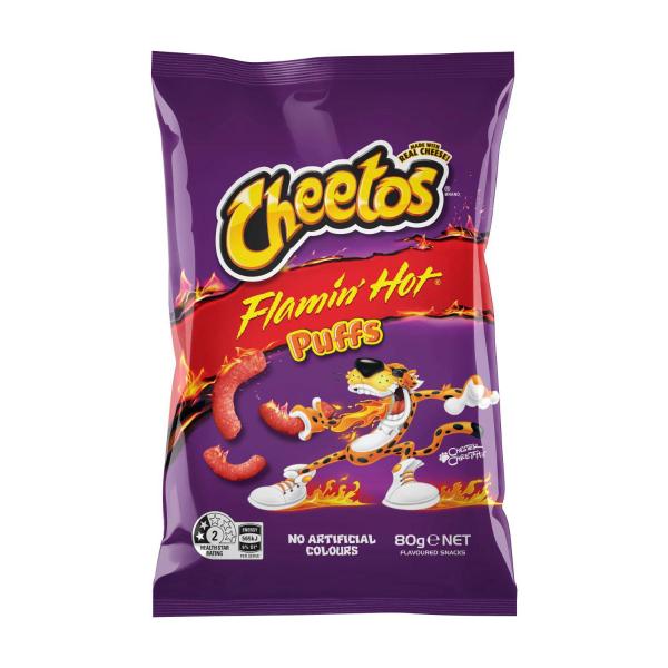 CHEETOS PUFFS FLAMING HOT 80G