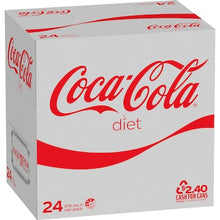 Coca-Cola Diet Soft Drink Cans 375mL x 24 pack