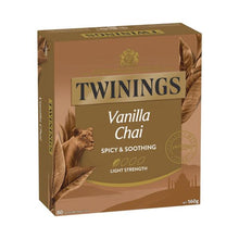 TWININGS CHAI VANILLA TEA BAGS 80 PACK