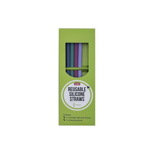 Silicone Straight Straws