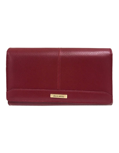 Dakota Large Wallet in Red