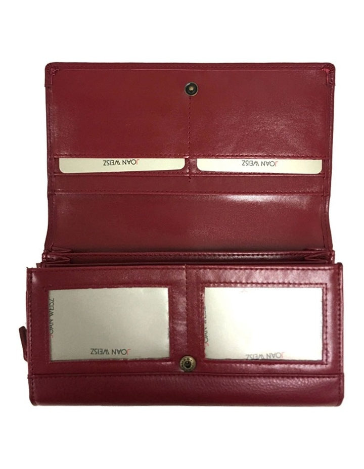 Dakota Large Wallet in Red