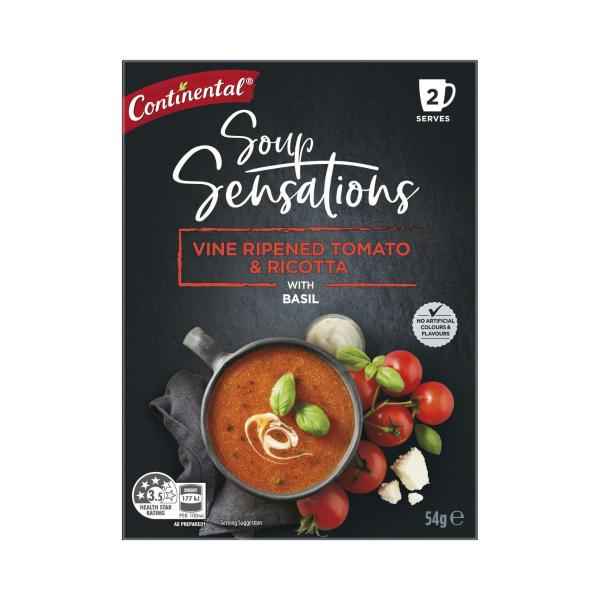 Sensation Vine Ripened Tomato & Ricotta Soup Serves 2