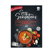 CONTINENTAL SENSATIONS SOUP VINE RIPENED TOMATO & RICOTTA 2S 54G