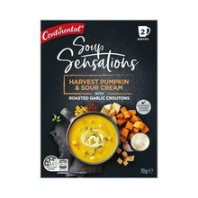 CONTINENTAL SENSATIONS SOUP HARVEST PUMPKIN & SOUR CREAM 2S 70G