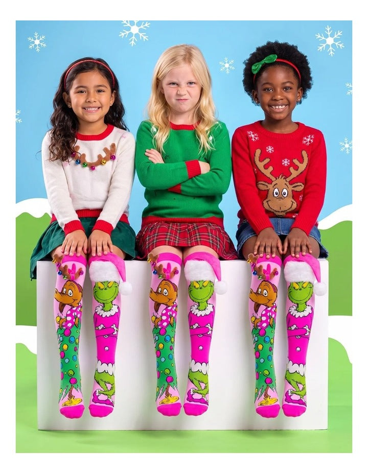 Pretty in Grinch Socks