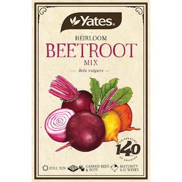 Yates Heirloom Beetroot Mix Seeds each
