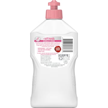 Morning Fresh Soft Hands Dishwashing Liquid Vanilla & Rose 350mL
