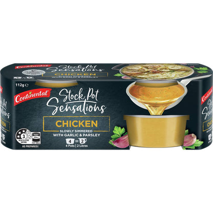 Continental Sensations Chicken Stock Pot 4 x 28 g