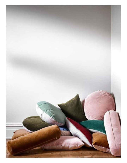 Luxury Velvet Cushion in Khaki