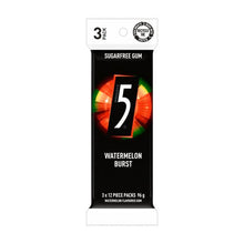 5 GUM WATERMELON BURST SUGAR FREE CHEWING GUM 96G