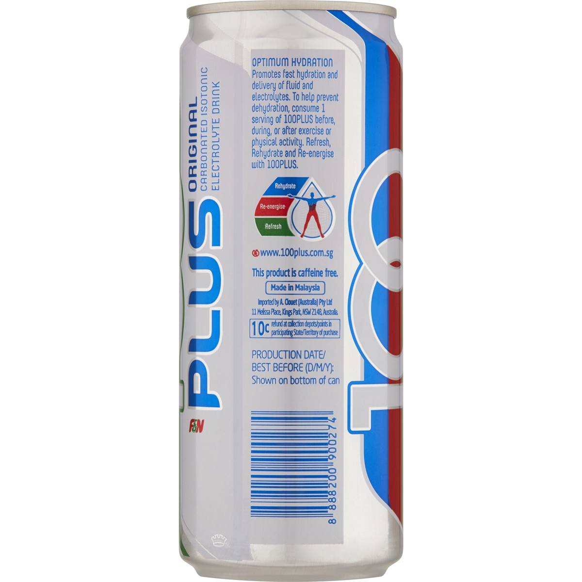 100 Plus Sport Isotonic Can 325ml