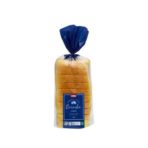 COLES BRIOCHE LOAF SLICED