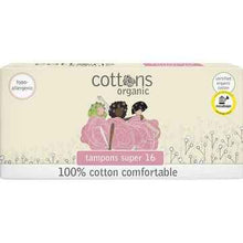 Cottons Organic Tampons Super 16 pack