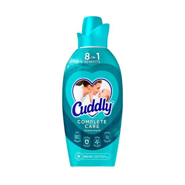 CUDDLY CONCENTRATE COMPLETE CARE FABRIC CONDITIONER 850ML:OCEAN WAVES:.:850 ML