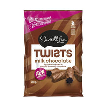 DARRELL LEA TWISTS MILK CHOCOLATE LIQUORICE