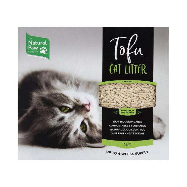 THE NATURAL PAW COMPANY TOFU CAT LITTER 2KG