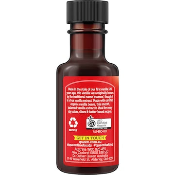 Queen Organic Vanilla Extract 50mL