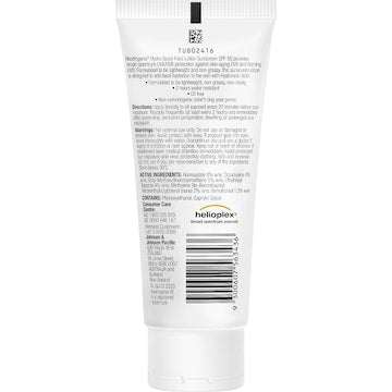 Neutrogena SPF 50 Hydro Boost Face Sunscreen Lotion 85mL