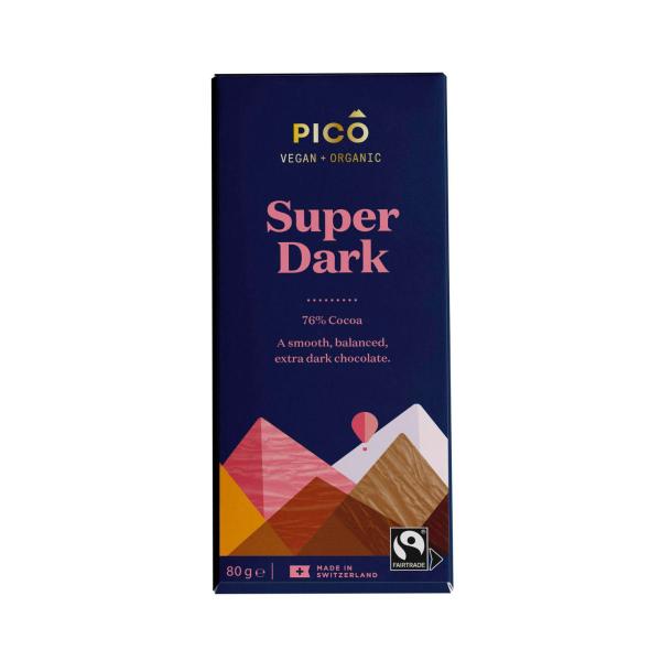 PICO SUPER DARK BLOCK CHOCOLATE 80G