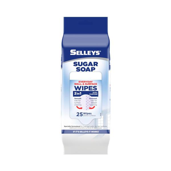 SELLEYS SUGAR SOAP CLEANING WIPES 25PACK
