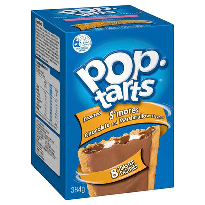 Kellogg's Pop Tarts Frosted S'mores Choc Marshmallow Toaster Pastries 384g